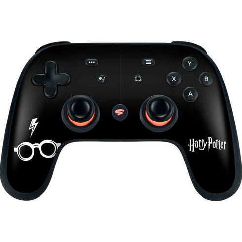 Wizarding World Harry Potter Scar and Glasses Google Stadia Controller Skin